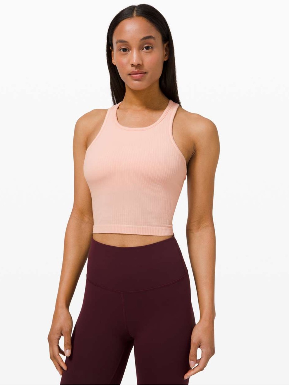 Lululemon Ebb To Street Racerback Crop Tank